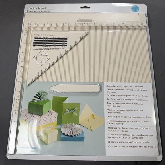 Martha Stewart Other - Martha Stewart Scoring Board Envelope Tool 3 Pc Set 12 x 12 Craft Junk‎ Journal